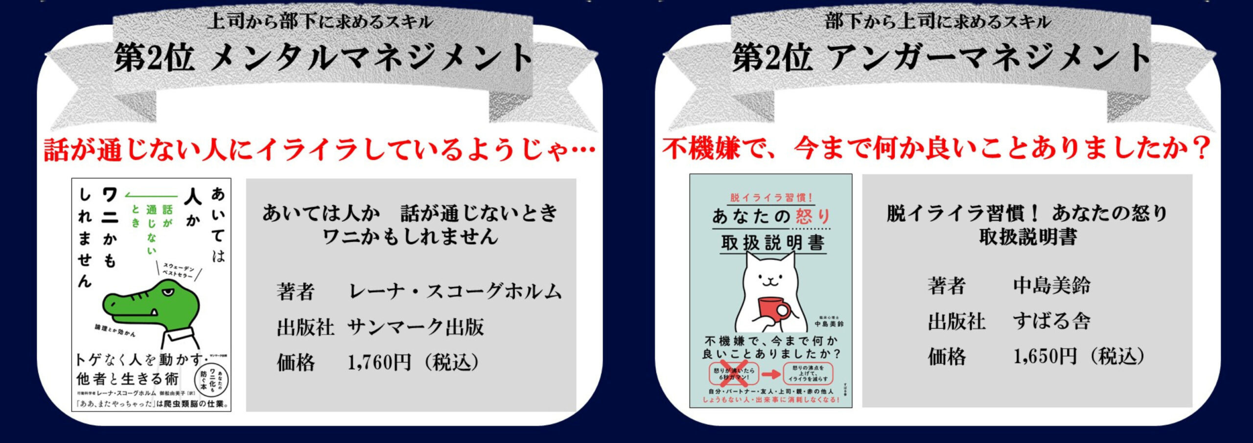 2位スキル店頭POP