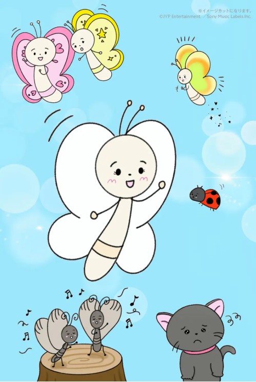 まっしろなちょうちょ