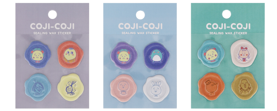 「コジコジ」ステーショナリー　シーリングスタンプ風シール