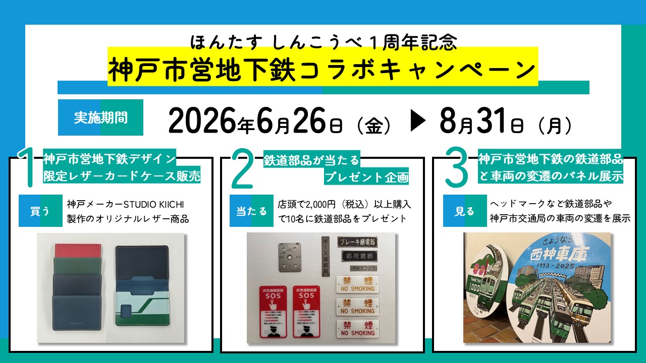 神戸市営地下鉄コラボCP