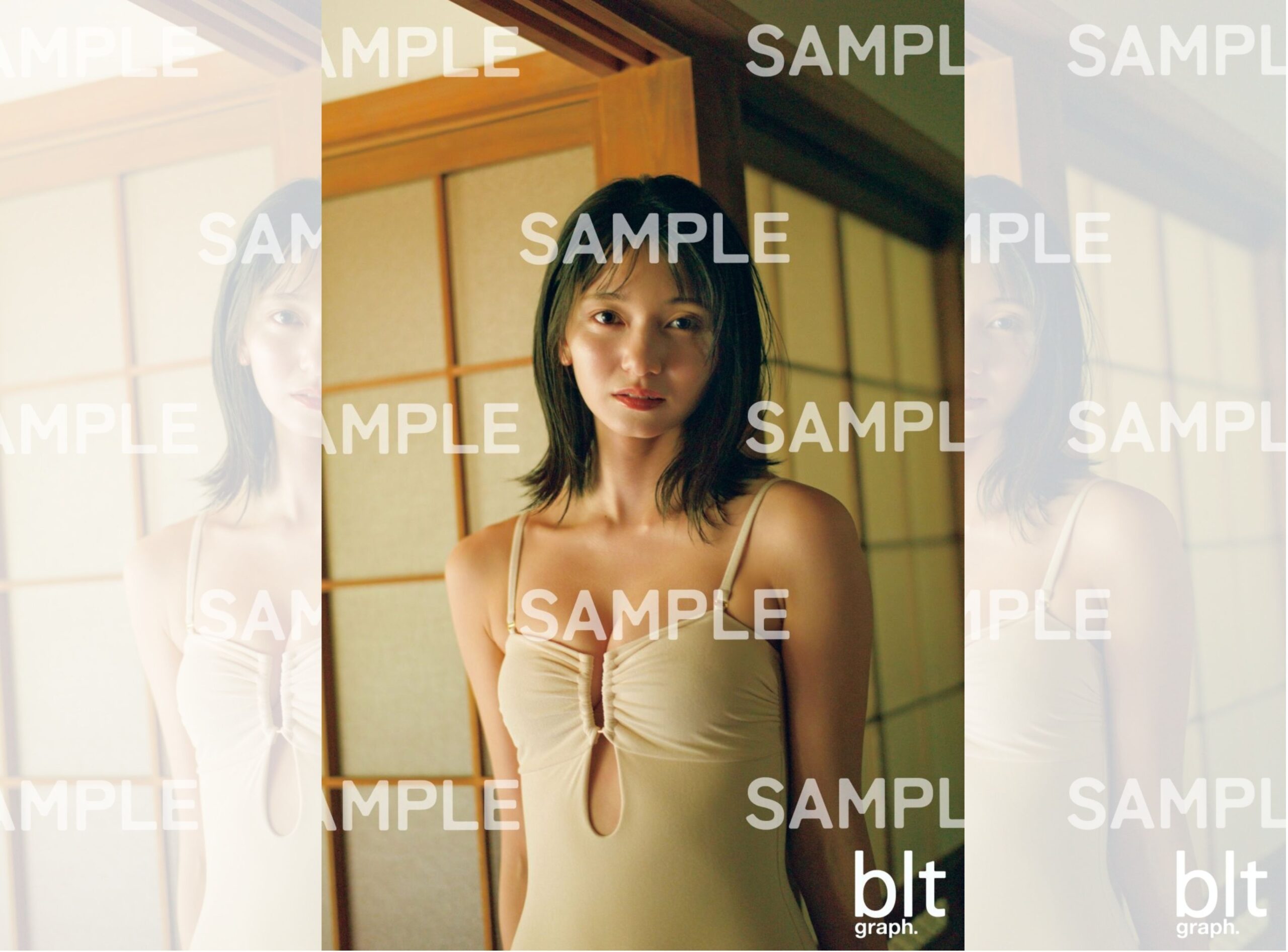 白い水着の“ふうちゃん”！櫻坂46・山崎天が表紙・巻頭を飾る『blt