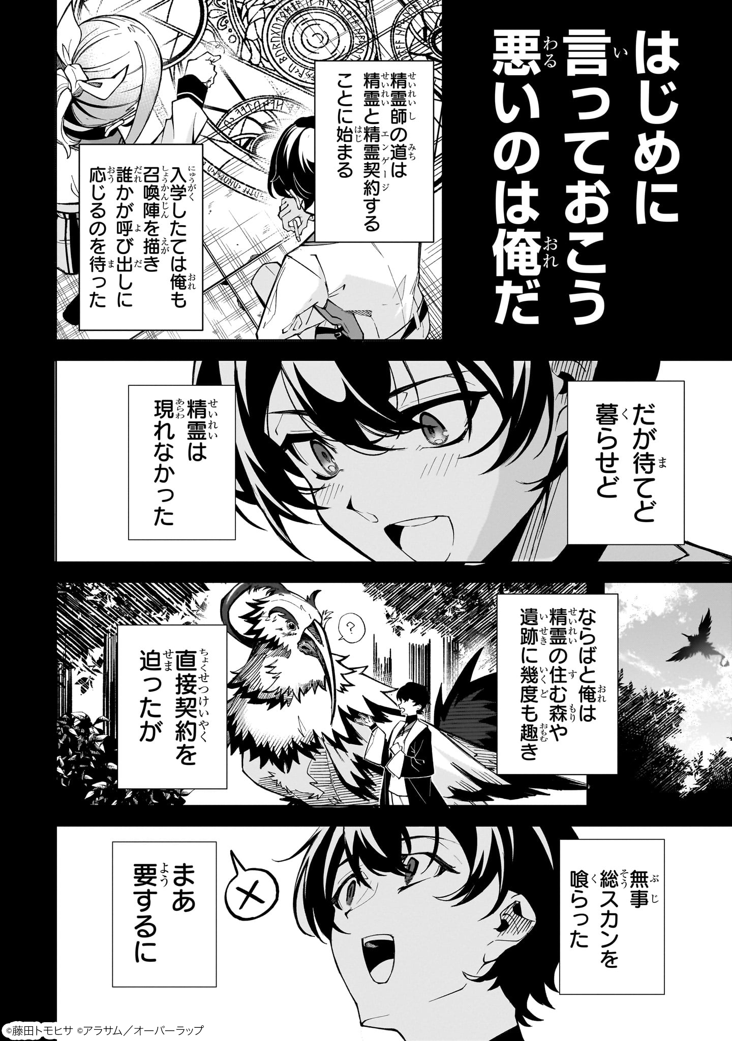 真の実力を隠していると思われてる精霊師