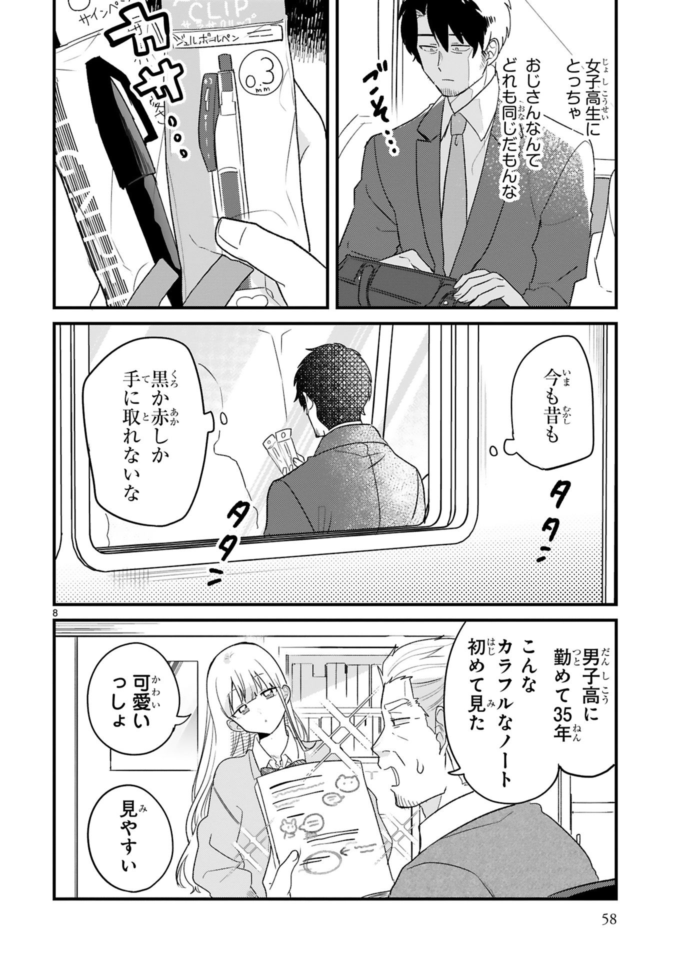 今日、駅で見た可愛い女の子。