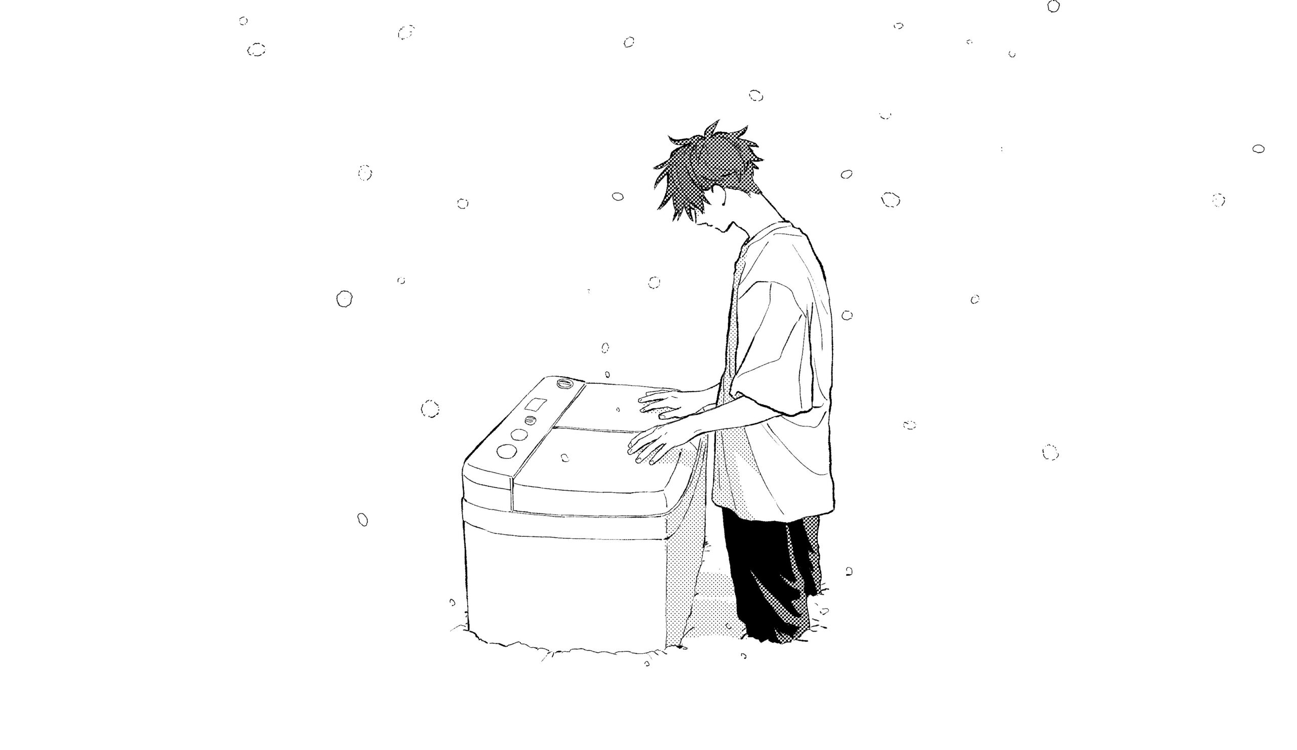 「雪が降り積もる」心情描写の例