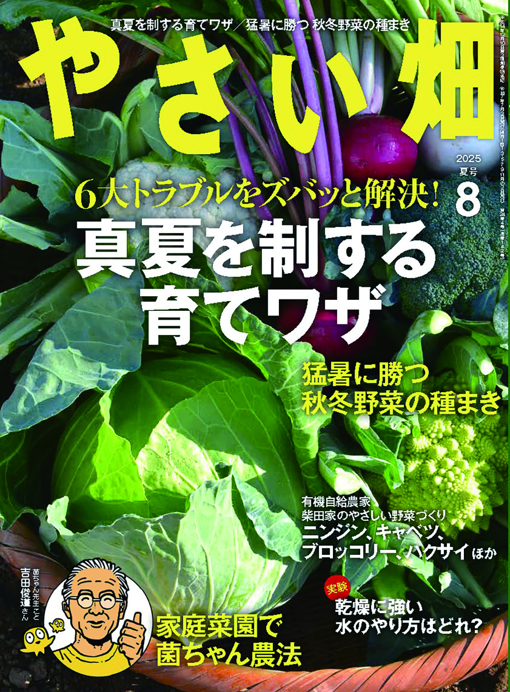 やさい畑　2025年夏号　書影