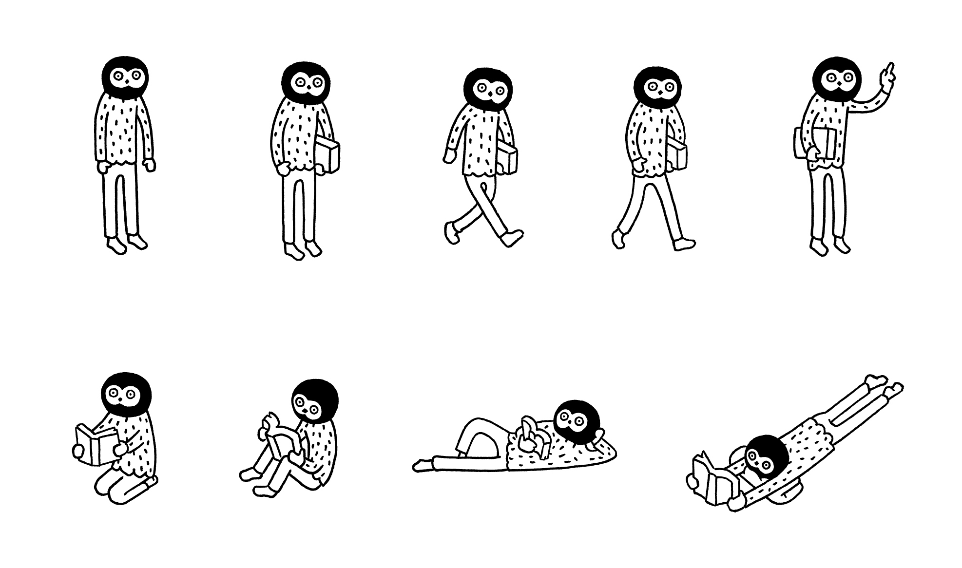 河出書房新社創業140周年ふくろうさん