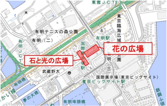 鉄道フェス地図
