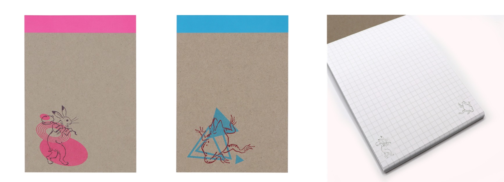 ビビッと！鳥獣戯画A6メモ2種