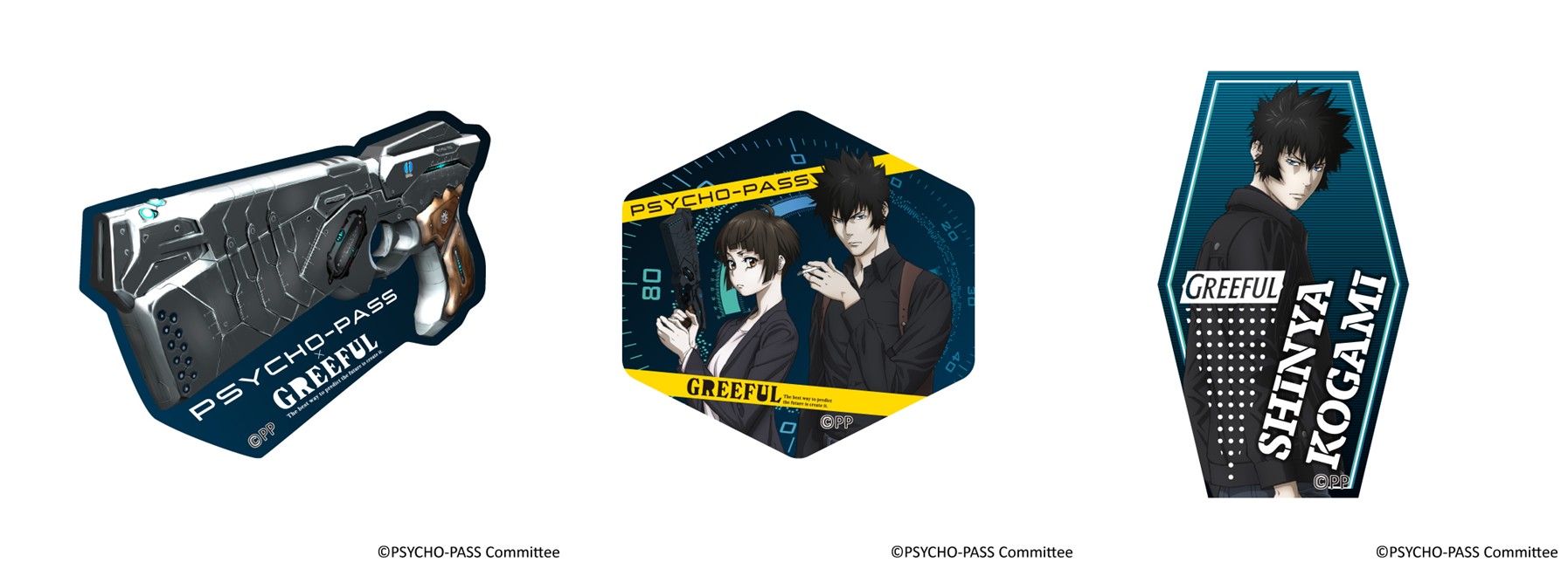 サイコパス_ダイカットステッカー3種